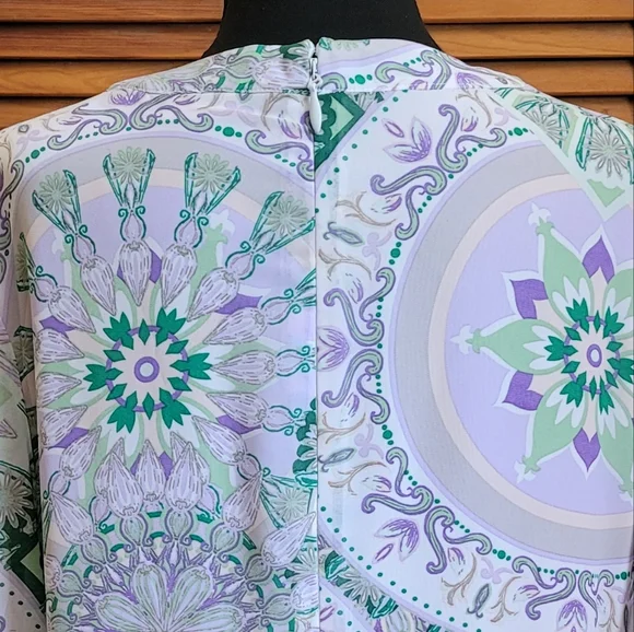 NWT Eva Mendes Floral Swing Dress Size Large (NY&CO) - Picture 9 of 10